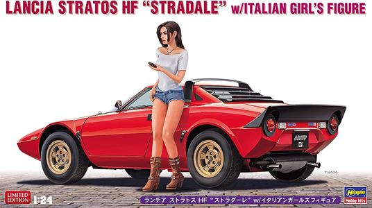 1/24 LANCIA STRATOS HF STRADALE w/ITALIAN GIRLâ¤?S FIGURE - 5
