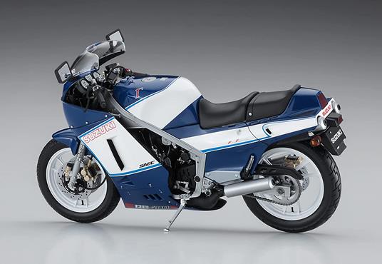 1/12 SUZUKI RG400? LATE VERSION BLUE/WHITE COLOR w/Under Cowl - 2