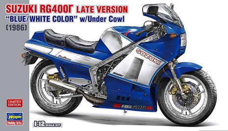 1/12 SUZUKI RG400? LATE VERSION BLUE/WHITE COLOR w/Under Cowl - 4