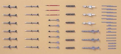1/72 Aircraft Weapons V:U.S. Missiles And Launcher Set Ha35009 (HASX72-9)