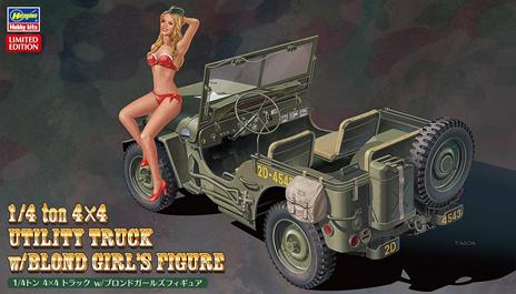 1/4 ton 4x4 Utility Truck w/Blond Girl's Figure - 5