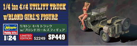 1/4 ton 4x4 Utility Truck w/Blond Girl's Figure - 6