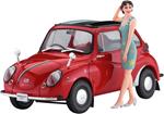 1/24 Subaru 360 Young ss mit 60er Jahre Girl
