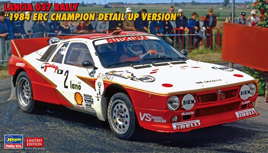 1/24 LANCIA 037 RALLY 1984 ERC CHAMPION DETAIL UP VERSION