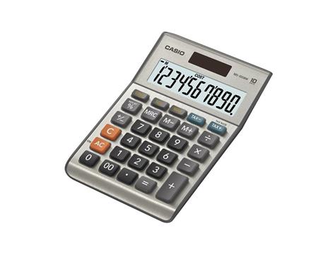Casio MS-100BM calcolatrice Scrivania Calcolatrice di base Argento