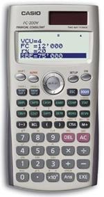 Casio FC-200V calcolatrice Tasca Calcolatrice finanziaria