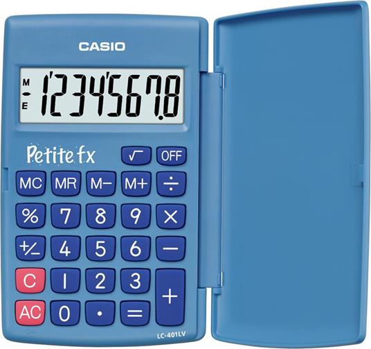 Casio Petite FX calcolatrice Tasca Calcolatrice di base Blu