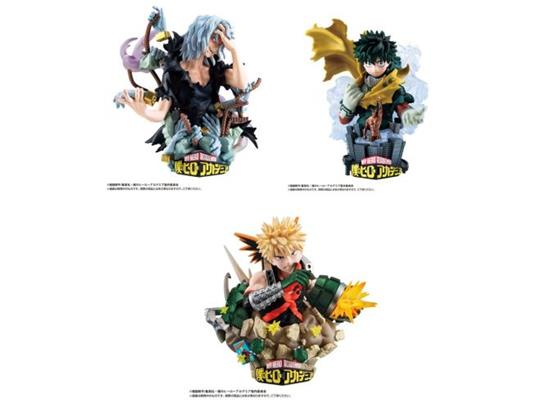 My Hero Academia Petitrama Ex Series Trading Figura 3-set Type-decision 9 Cm Megahouse