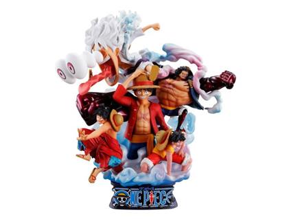 One Piece Petitrama Dx Pvc Mini Statua Logbox Re Birth Luffy Special Vol. 02 15 Cm Megahouse