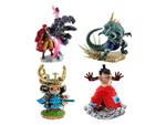 One Piece Petitrama Pvc Mini Statua Logbox Re Birth Wanokuni Vol. 2 Set 9 Cm Megahouse