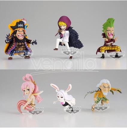One Piece The Great Pirates 100 Landscapes Vol.7 World Collectable Figura Set 7cm Assortiti Banpresto