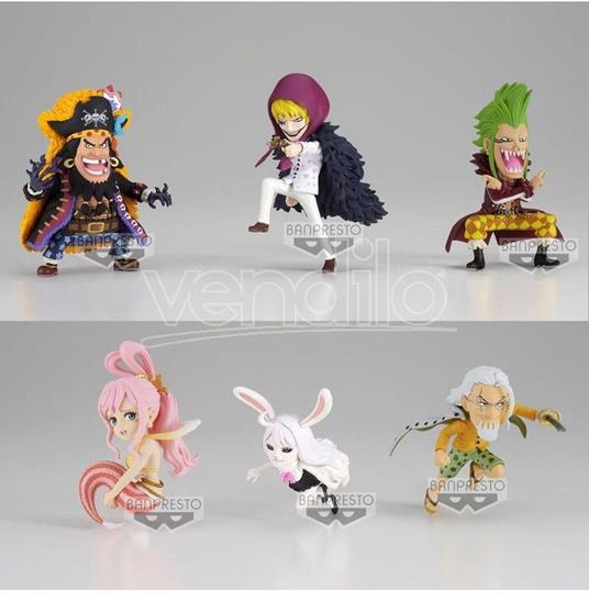 One Piece The Great Pirates 100 Landscapes Vol.7 World Collectable Figura Set 7cm Assortiti Banpresto