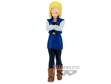 Dragon Ball Z Android 18 Solid Edge Work Figura 17cm Banpresto