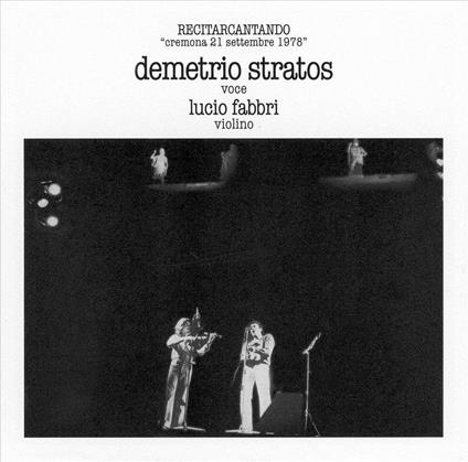 Recitarcantando (Japanese Limited Remastered) - CD Audio di Demetrio Stratos