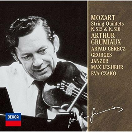 String Quintets - CD Audio di Wolfgang Amadeus Mozart,Arthur Grumiaux