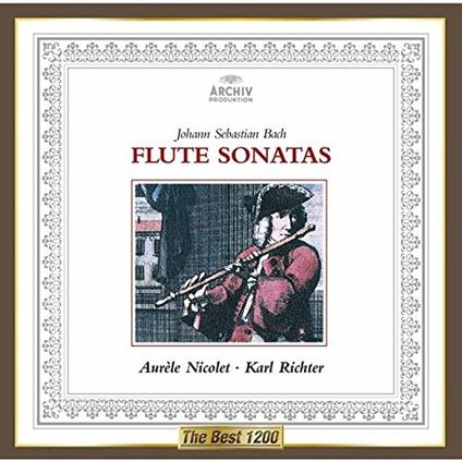 J.S. Bach: Flute Sonatas (Rubidium Clock Cutting/Reissued:Ucca-3183) - CD Audio di Johann Sebastian Bach,Aurele Nicolet