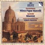 Simon Palestrina / Allegri / Preston - Palestrina: Missa Papae Marcelli / Allegri: Misere
