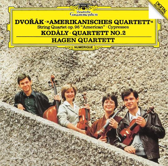 Dvorak: String Quartet No.12 `American` Cypresses / Kodaly: String Quartet No.2 - CD Audio di Hagen Quartett