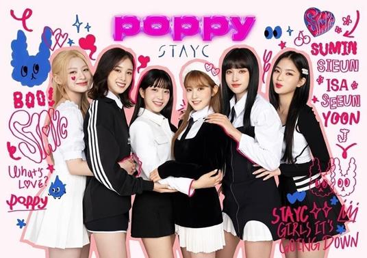 Poppy (Limited/Cd+Dvd/16P Booklet/Trading Card) - CD Audio + DVD di Stayc