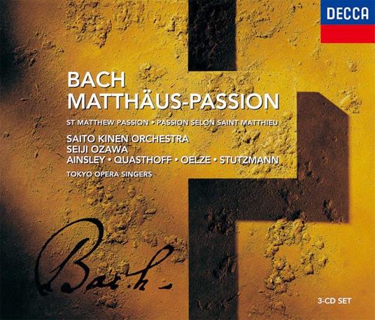 J.S. Bach. Matthaus-Passion  (Limited-R - CD Audio di Seiji Ozawa