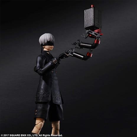 Nier Automata Play Arts Kai Action Figura Yorha No. 9 Type S Deluxe Ver. 24 Cm Square-enix - 3