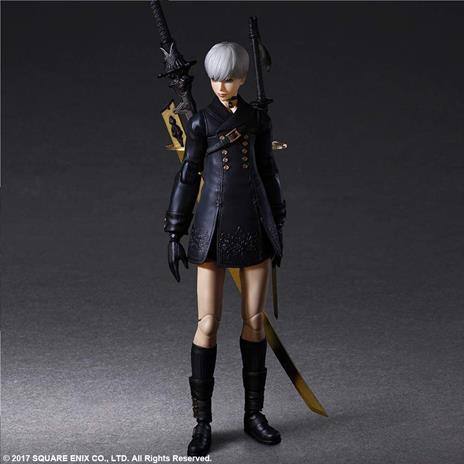 Nier Automata Play Arts Kai Action Figura Yorha No. 9 Type S Deluxe Ver. 24 Cm Square-enix - 6