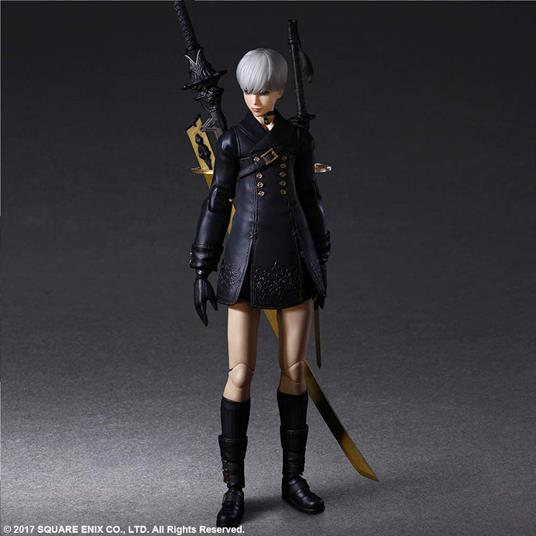 Nier Automata Play Arts Kai Action Figura Yorha No. 9 Type S Deluxe Ver. 24 Cm Square-enix - 6