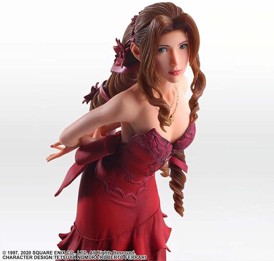 Final Fantasy Vii Remake Static Arts Gallery Statua Aerith Gainsborough Dress Ver. 24 Cm Square-enix - 2