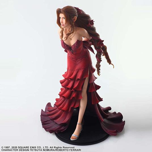 Final Fantasy Vii Remake Static Arts Gallery Statua Aerith Gainsborough Dress Ver. 24 Cm Square-enix - 3