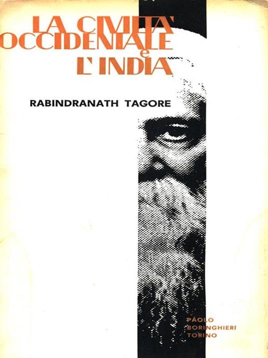 La civiltà occidnetale l'India - Rabindranath Tagore - copertina