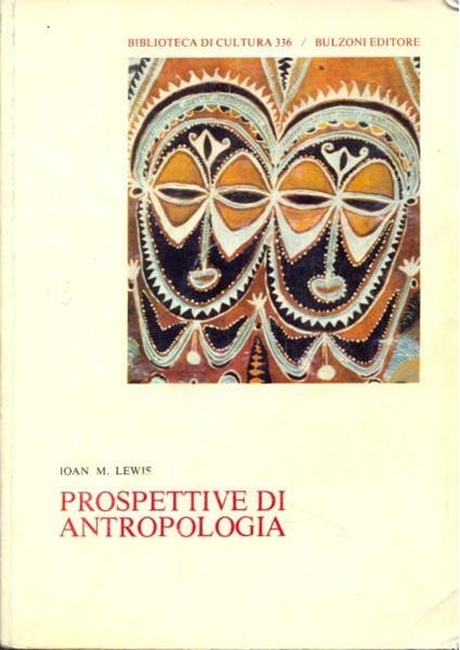 Prospettive di antropologia - copertina