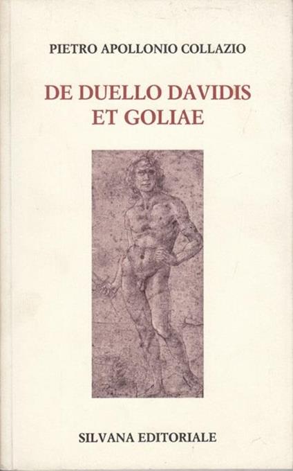 De duello Davidis et Goliae - Pietro Apollonio Collazio - copertina