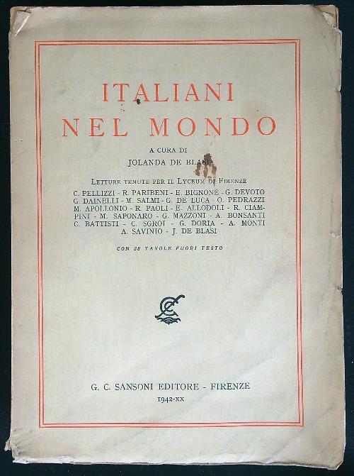 Italiani nel mondo
