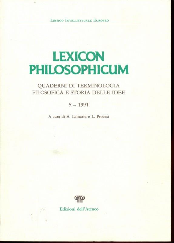 Lexicon philosophicum