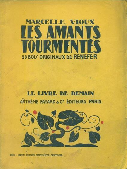 Les amants tourmentes - Marcel Vioux - copertina