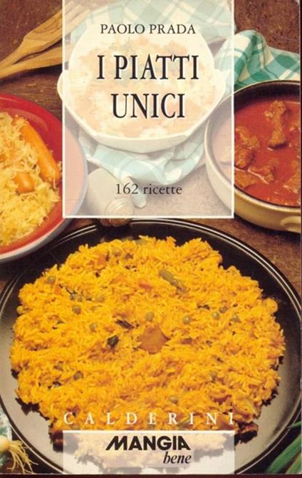 I piatti unici - Paolo Prada - copertina