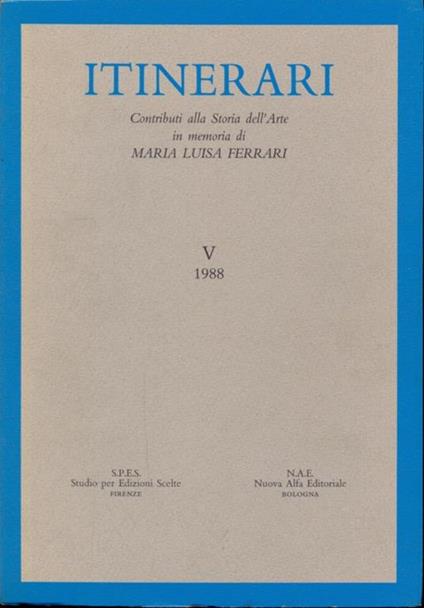 Itinerari V/1988 - copertina