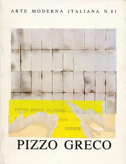 Pizzo Greco - copertina