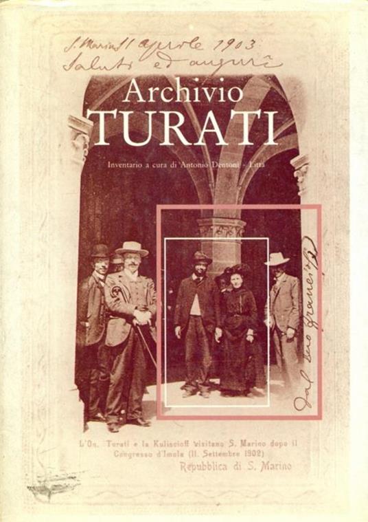 Archivio Turati - Antonio Dentoni Litta - copertina