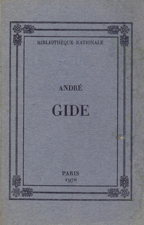 André Gide - André Gide - copertina