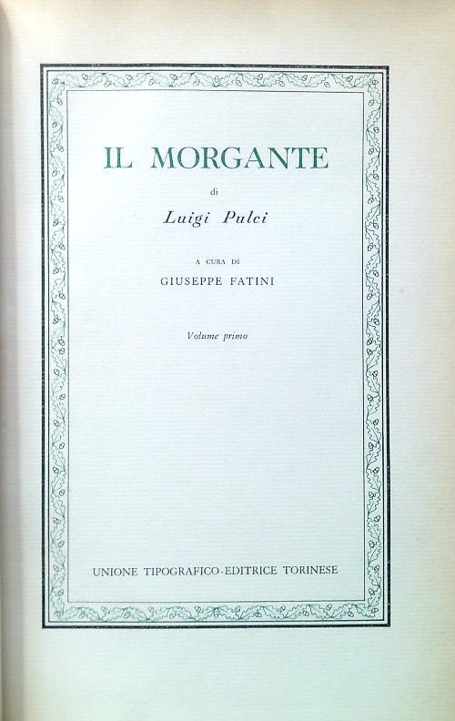Il morgante maggiore Vol. 2