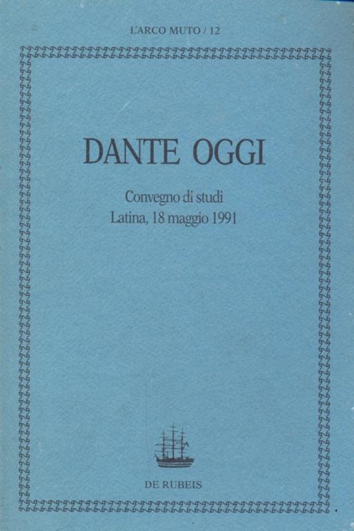 Dante oggi - copertina
