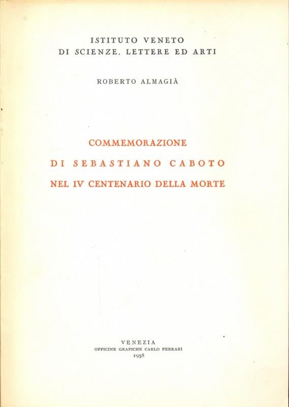 Commemorazione di Sebastiano Caboto nel IV centenario della morte