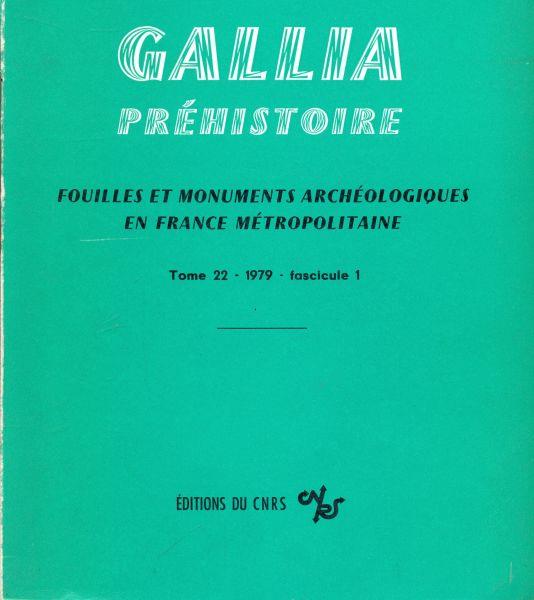Gallia prehistoire tomo 22
