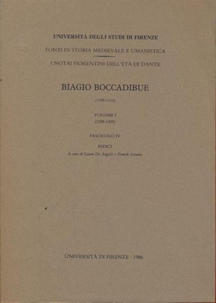Biagio Boccadibue Vol. I parte IV - Laura De Angelis,Franek Sznura - copertina