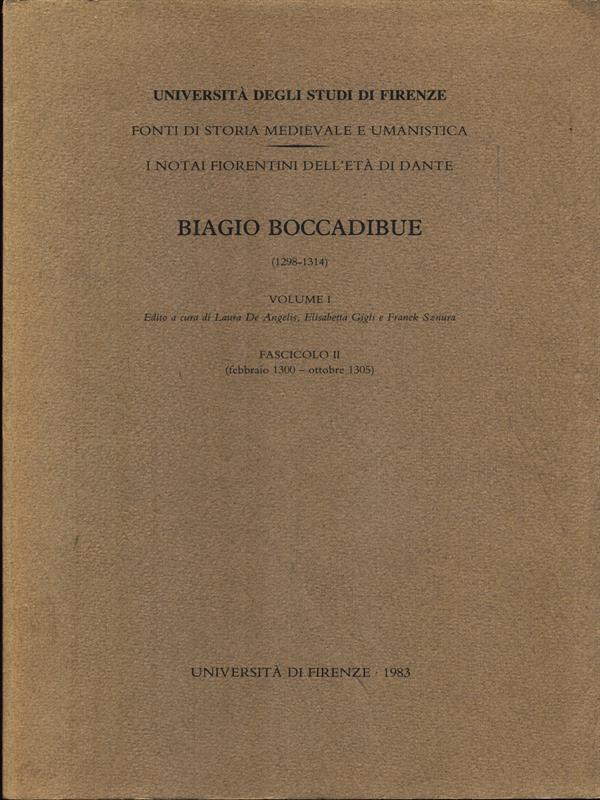 Biagio Boccadibue Vol. I fascicolo II