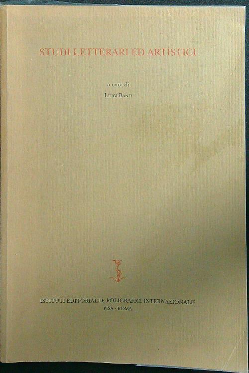 Studi letterari ed artistici