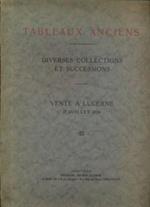 Tableaux anciens. Divrses collections et successions