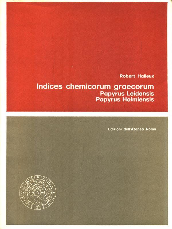 Indices chemicorum graecorum