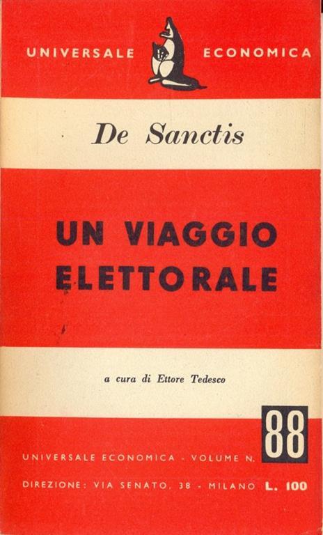 Un viaggio elettorale - Francesco De Sanctis - copertina